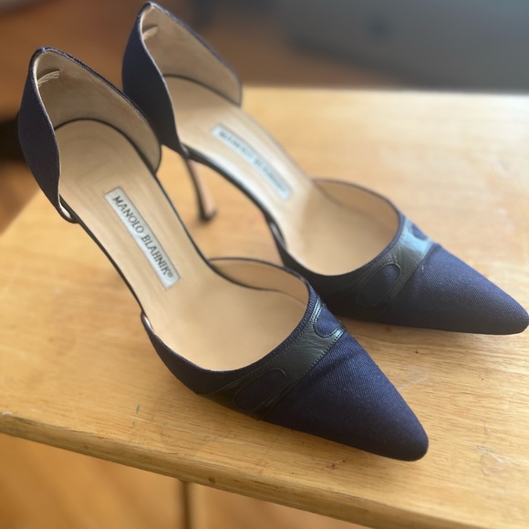 Manolo Blahnik beautiful heels size38 in excellent used condition - Picture 3 of 13